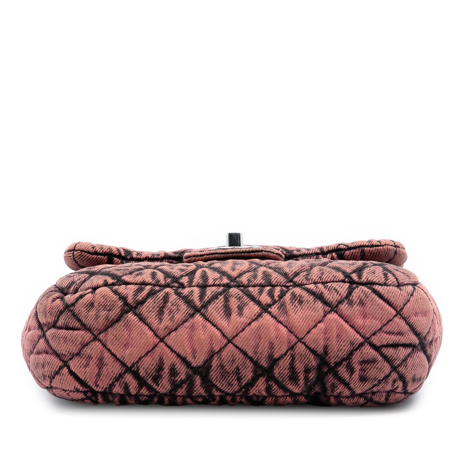 Authenticated Chanel Small Square CC Quilted Deni… - image 3