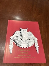 Christmas Dinner Bohemian Club December 21, 1972 Bi-fold SCARCE