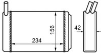 Mahle WäRmetauscher (Ah 39 000S) FüR Audi Quattro Coupe B2 VW Santana Golf I 80