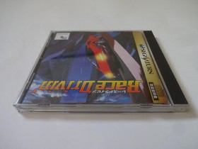 RACE DRIVIN Sega Saturn SS 1995 Driving simulator w/Obi Hagaki NTSC-J From Japan