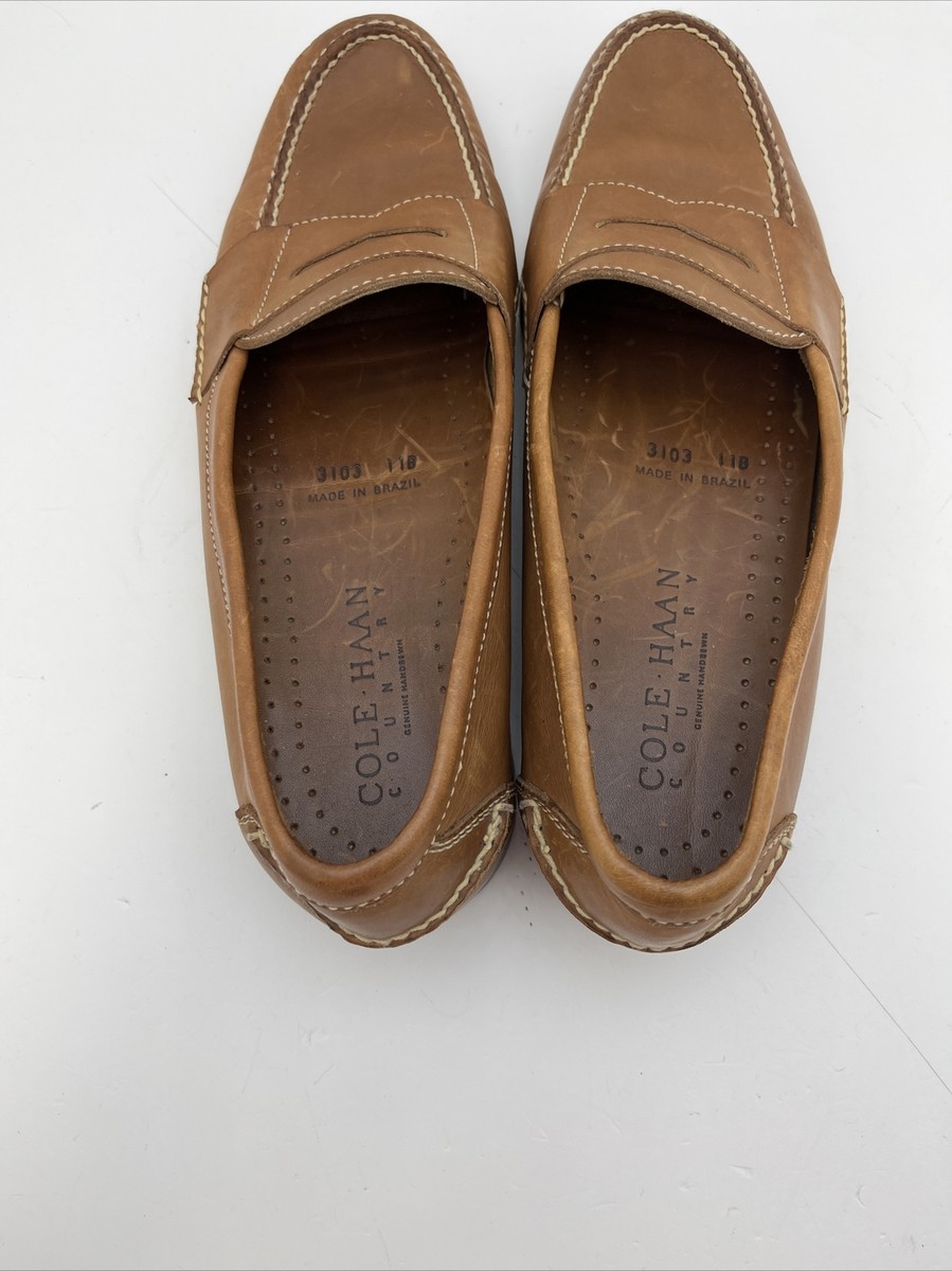 Cole Haan Resort Leather Penny Loafers Size 11 Cole Haan Resort Penny Loafers Black Brown Sz 11.5 Run Short  main image 4