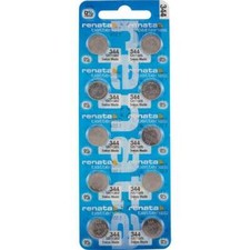 10 x Renata 344 Watch Batteries, 0 MERCURY equivalent SR1136S