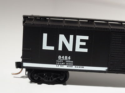 MICRO-TRAINS # 120030 LEHIGH AND NEW ENGLAND 40' BOX CAR RD.8484