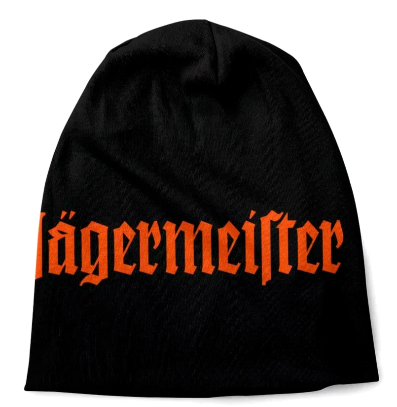 Jägermeister Kappe Mütze Beanie schwarz orange - Bild 3 von 4