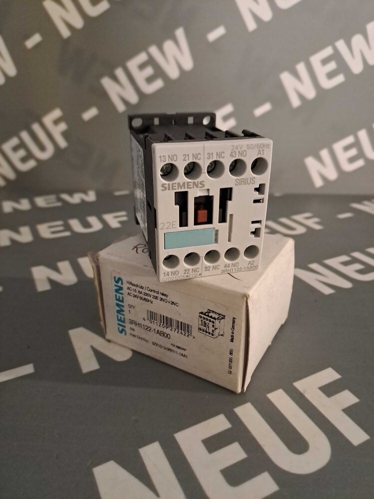 Relais contacteur Siemens 3RH11221AB00 contacteur auxiliaire de sécurité armoire électrique 24V