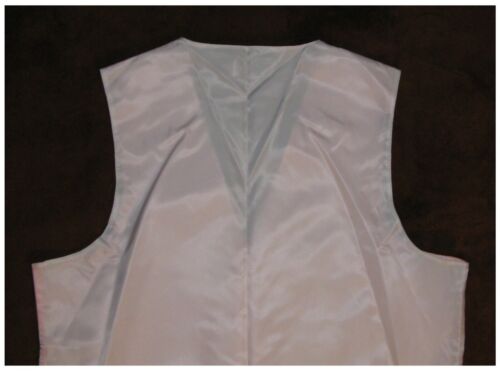 323 NWOT AFTER SIX Men's Geometric Pattern Peach Dress Vest Size XL 5 Buttons - Picture 5 of 12