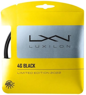 Luxilon Sportartikel Tennissaite 4G Black 1.25 Set 192705