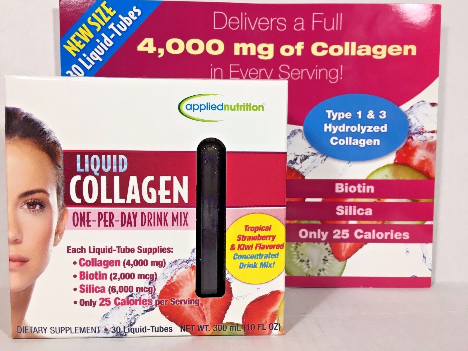 Applied Nutrition LIQUID COLLAGEN Drink Mix 30 Tubes 10 ml each