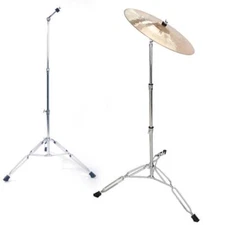 27-53" Adjustable Height  Straight Cymbal Drum Stands  Double Braced Hardware