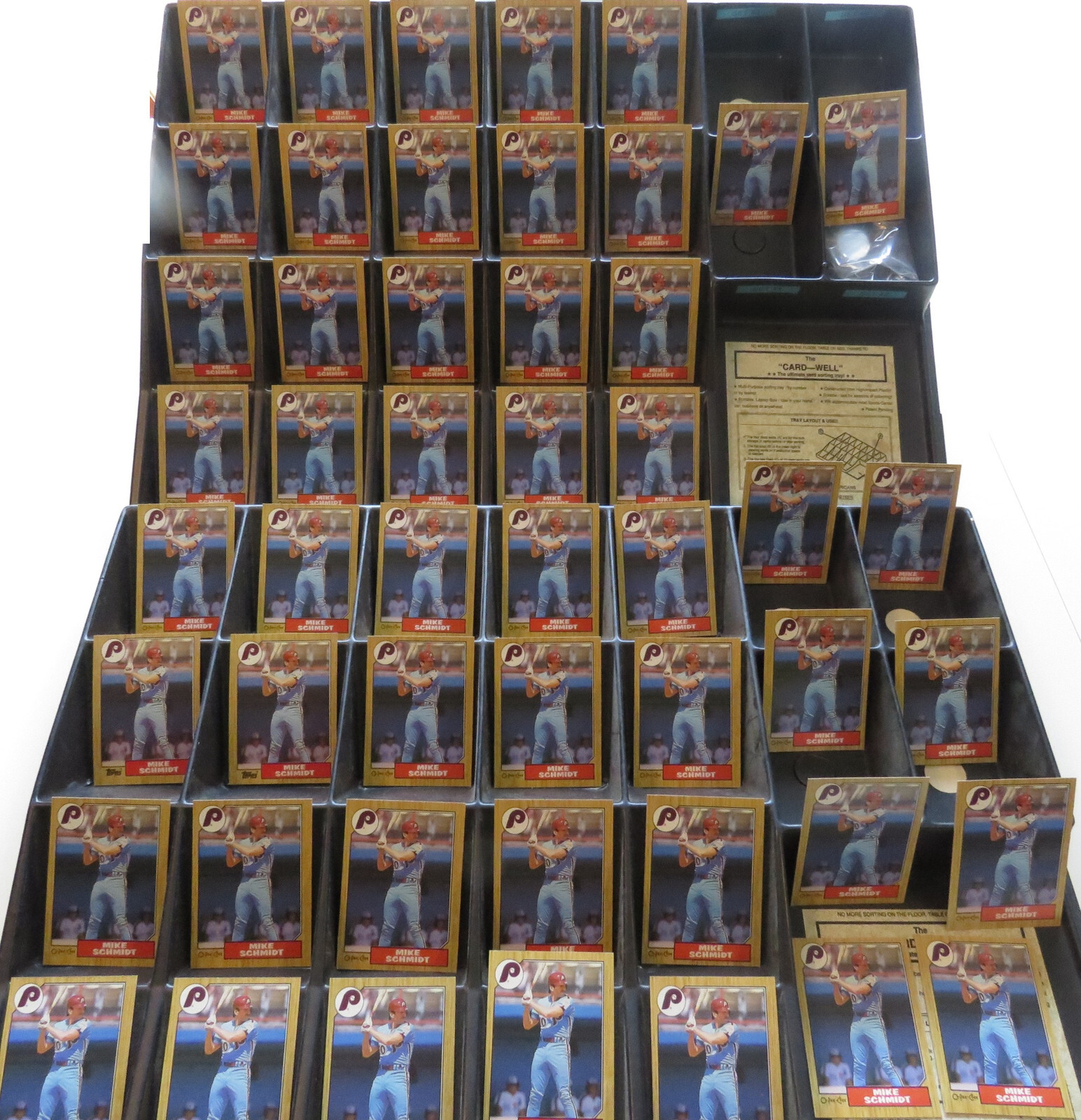 1987 O-PEE-CHEE MIKE SCHMIDT #396 LOT OF 50 FROM VENDING (MINT)