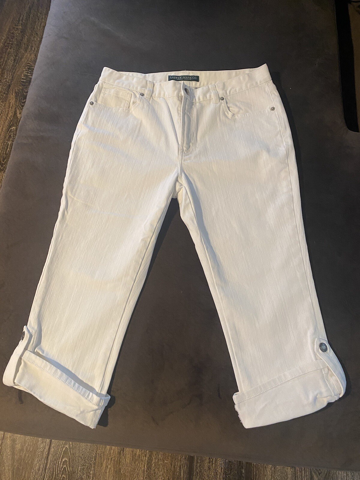 Ralph Lauren Jeans Company Women Jean Capri Size 10 Crop Pants