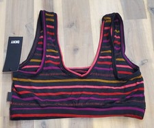Dkny Women's Modal Bralette DK7388 - Logo Stripe Size Large
