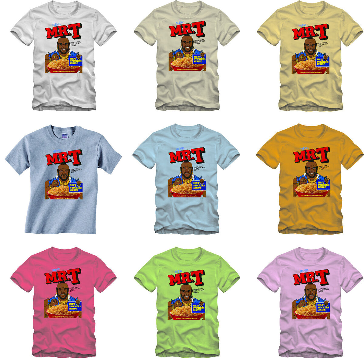 T Box T-Shirt 80s TV show A-Team BA baracus pity fool | eBay