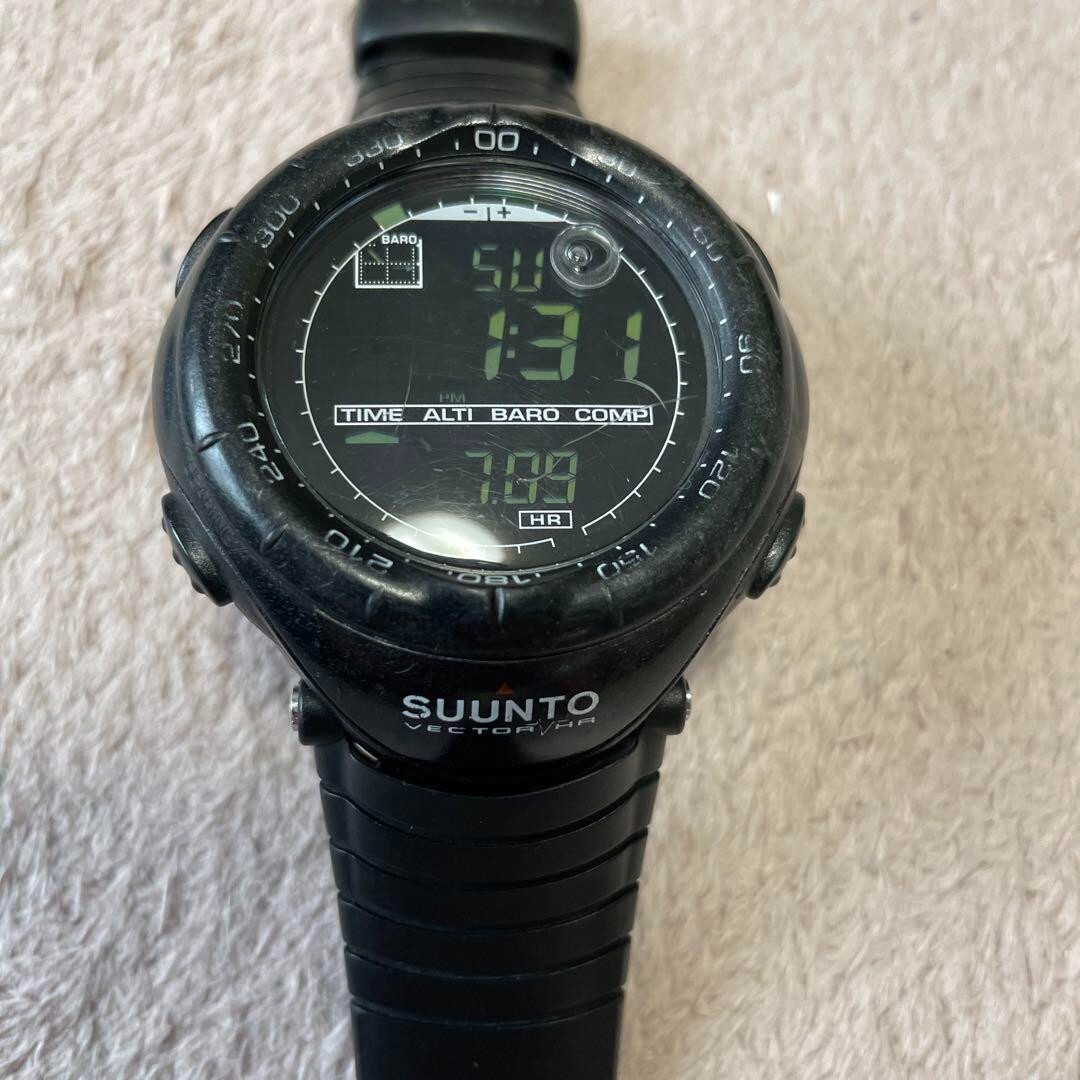 Suunto Vector HR BLACK Sports Watch/Battery change required Suunto Vector HR BLACK Sports Watch/Battery change required