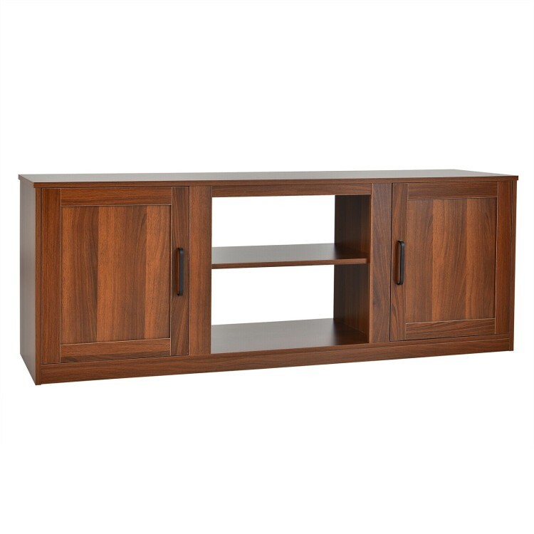 Entertainment Center Media For Tvs Up To 65" W/adjustable Sh