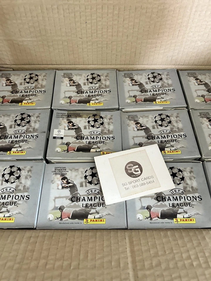 2000-01 Panini UEFA Champions League Soccer Stickers Box (50 Packs) - Image 3 of 4