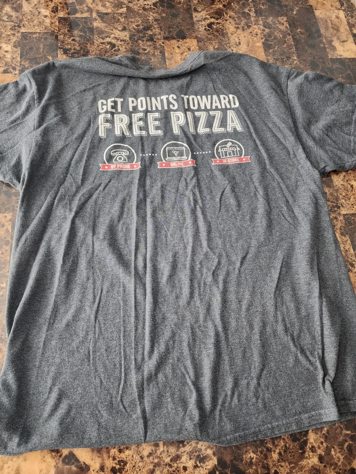 Dominos Pizza Employee Blue Polo Shirts Large Lot of … Gem