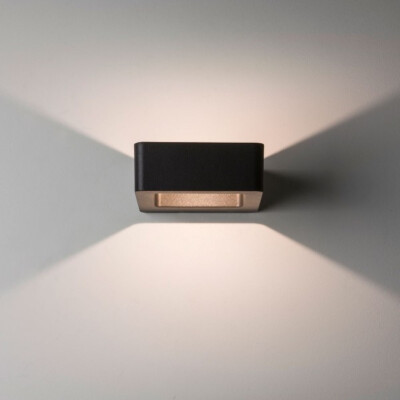 Astro Außenwandleuchte Napier Wall A-7404 LED 5W 600lm 3000K IP54 Schwarz
