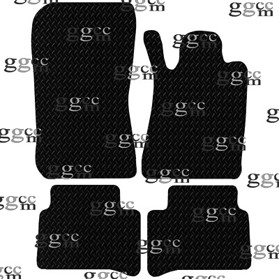 FITS MERCEDES E CLASS 2005 TO 2008 TAILORED BLACK RUBBER CAR FLOOR MATS. (4 CLP)