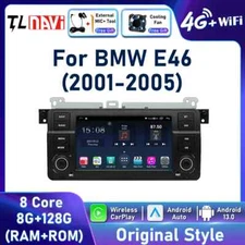 Android Screen Multimedia Player GPS Navigation Carplay For BMW E46 2001-2005