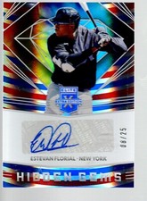 2020 Elite Extra Edition Hidden Gems Auto Red Wh B #HG-EF Estevan Florial 8/25