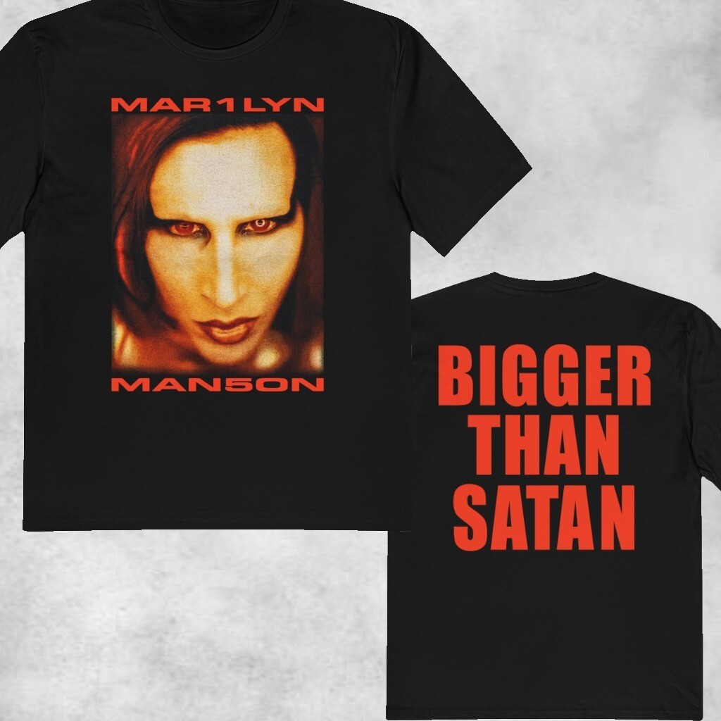 ミュージシャン MARILYN MANSON BIGGER THAN SATAN T XXL Vintage Marilyn Manson Bigger Than Satan Shirt T-Shirt | eBay