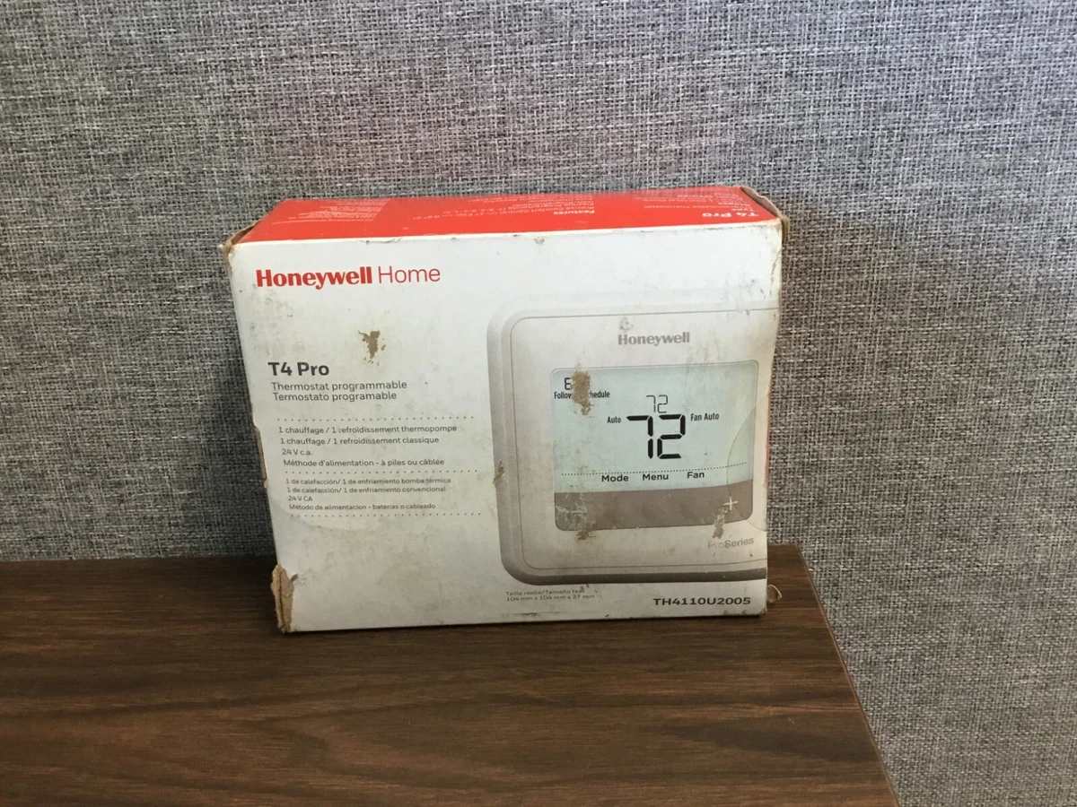 Honeywell TH411OU2005 ProSeries Digital Programmable Thermostat T4 NEW old  Stock | eBay