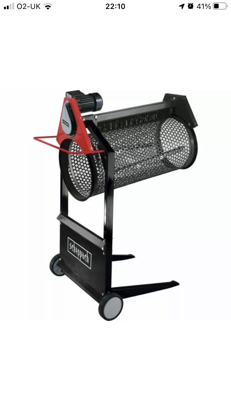 SCHEPPACH RS400 Electric Soil Sifter, Electric soil sieve For Rental £