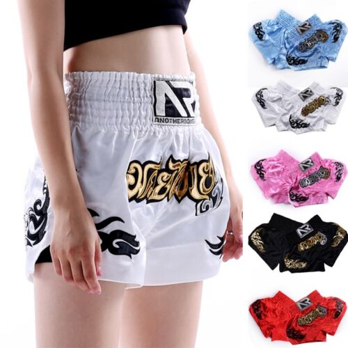 Pantalones cortos de kick boxing ligeros y estampados para mujer para MMA y Muay Thai - Imagen 1 de 37