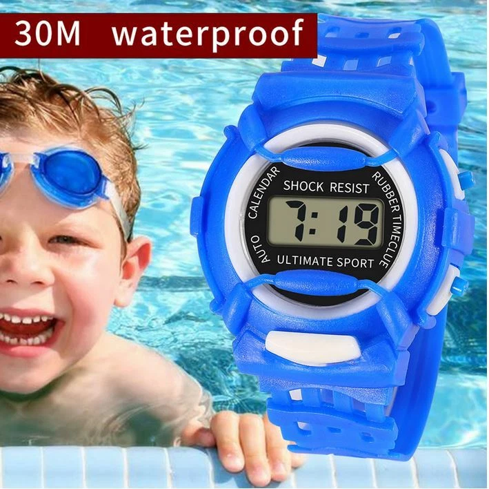 Orologio Bimbi Bambini Piscina Shock Digitale Sportivo