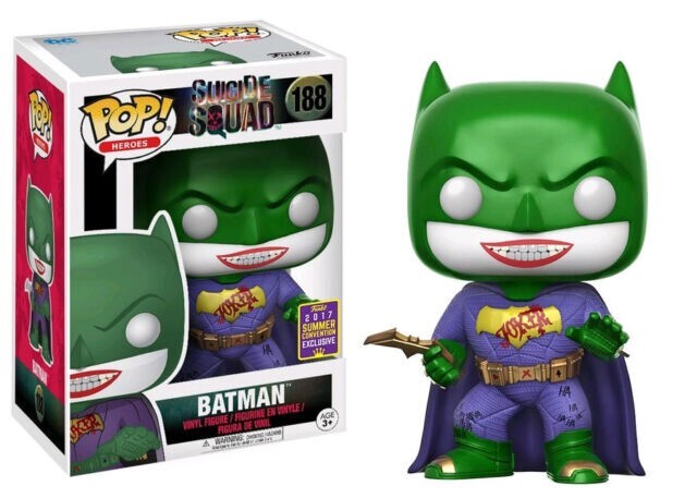 POP! FUNKO バットマン（スーサイド・スクワッド） Funko Suicide Squad: Batman Collectible Vinyl Figure, 4 in