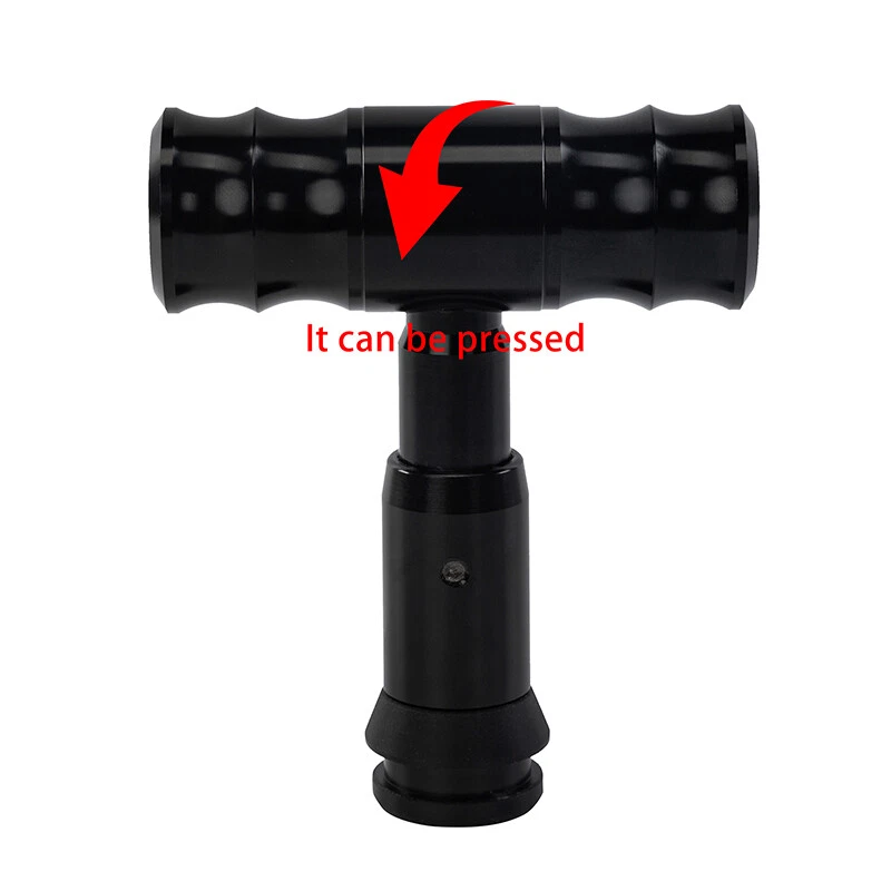 Palanca de cambios automática de aluminio para automóvil con botón universal Foto 4 de 4