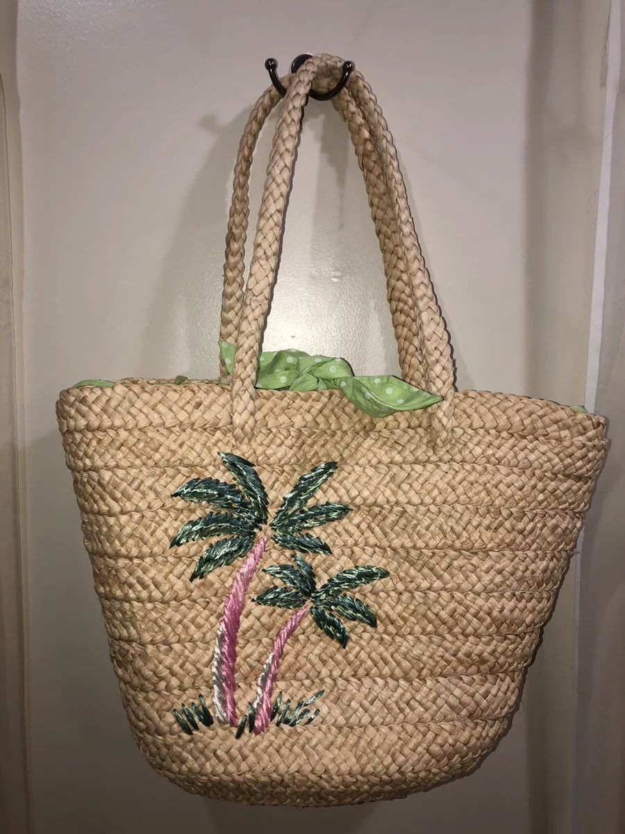 Oversized straw beach bag clearance