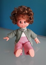 "Z.Z", "Zanini e Zambelli", Bambola vintage, altezza 30 cm, corpo di pezza.
