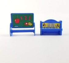 Vintage Disney Arco Mickys School House Furniture Miniature