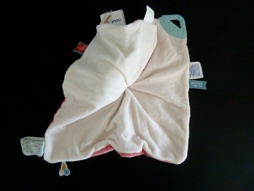 X99.* DOUDOU PLAT NOUKIE'S VACHE TIDOU LOLA play to grow ROSE OR BALLON NEUF - Picture 4 of 6