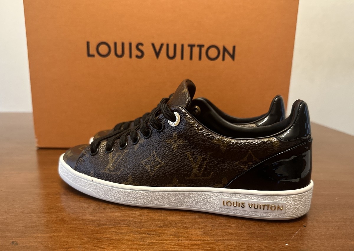 Louis Vuitton Patent Monogram Frontrow Sneakers MS1220 Size Louis Vuitton Patent Monogram Frontrow Sneakers MS1220 Size