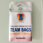 Beckett Shield Resealable Team Bags Pack of 100 Sports Clear Standard Size Bag