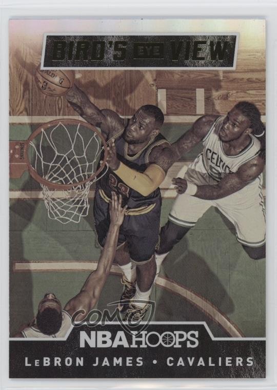 2015-16 Panini NBA Hoops Bird's Eye View LeBron James #8
