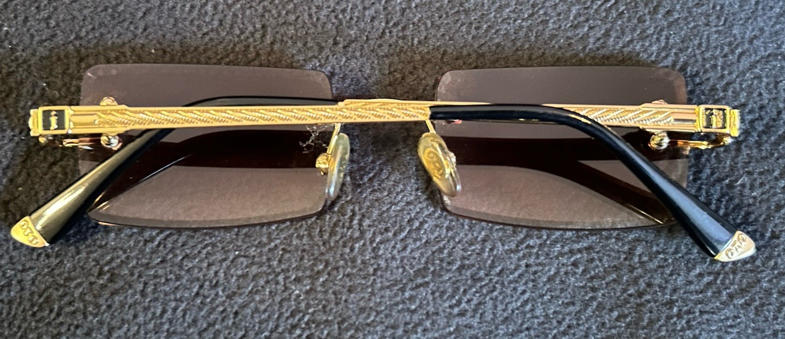 JAMES ORO Authentic II Rectangular Rimless Frame,… - image 9