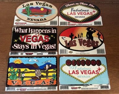 Las Vegas Sticker / Decals 2005 verschiedene Designs Vintage Nevada USA