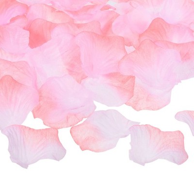 Künstliche Blütenblätter, 1200 Stück Kunstblumen Seide Blütenblatt für romantische rosa Farbverlauf