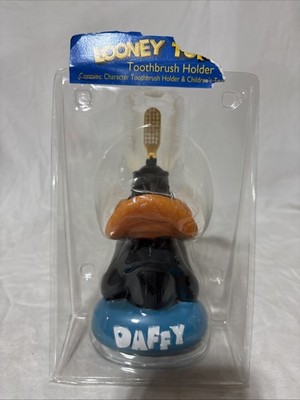 LOONEY TUNES DAFFY DUCK TOOTHBRUSH HOLDER / 90 S VINTAGE WARNER BROS
