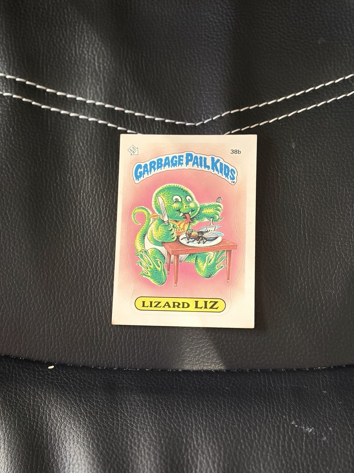 Topps Garbage Pail Kids Lizard Liz Card 38b Series 1 1985