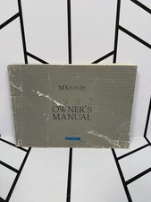 1992 Mazda MX6 626 Owners Manual OEM Factory Original Ford Probe Twin GE