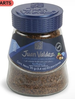 Juan Valdez Instant Coffee Avellana