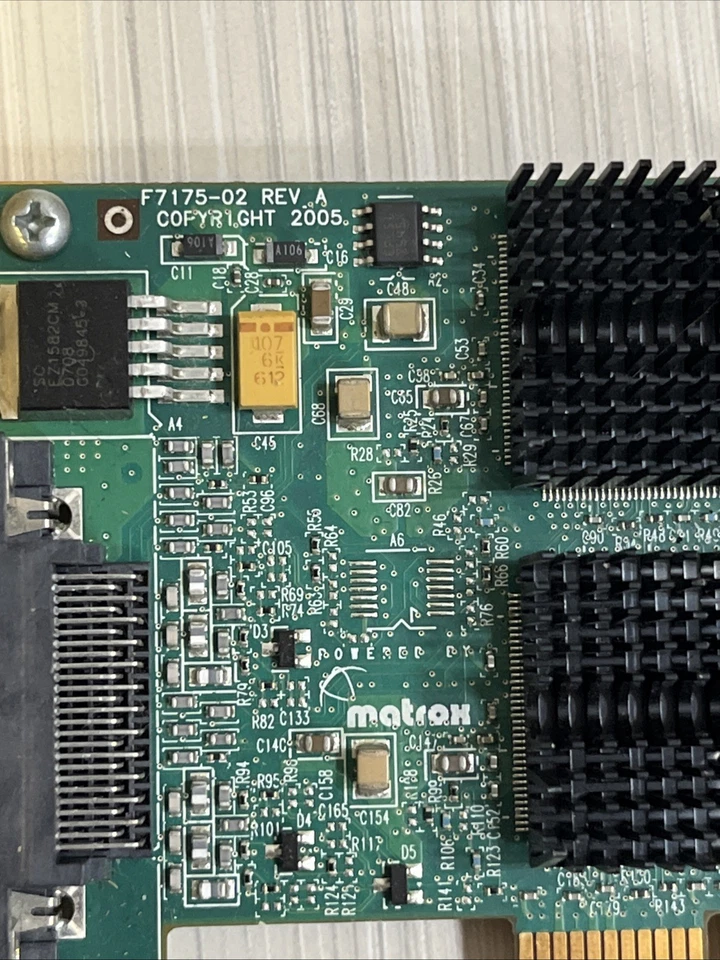 Matrox PAREHELIA-LX QID-E128LPAF 128MB REV A PCI Express PCI-e Quad Video Card - Image 2 of 3