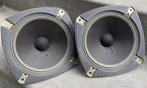 Pair Hitachi IG212 2410471 8” Alnico LF Drivers Speakers 7.2 & 7.4 DCR- HS-1400W