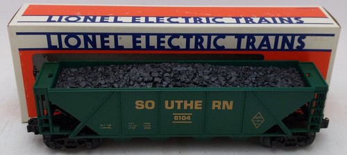 Lionel 6-6104 O Famous American Railroad Southern Hopper #6104 con carga de carbón EX | Zustand: Used