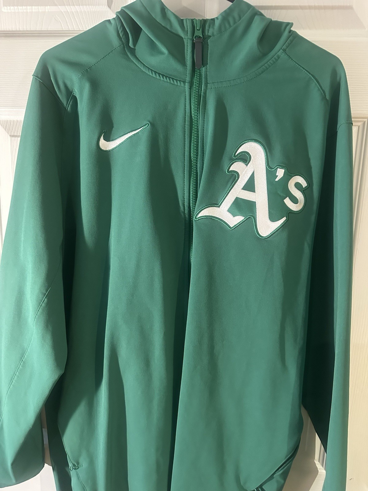 Oakland Athletics A’s Nike on field jacket - green Men’s XL